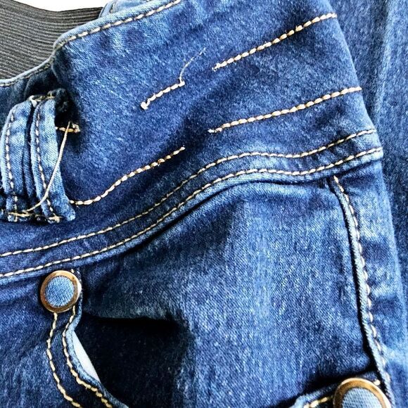 Lamasini skinny jeans 13 button fly elastic waist big butts - Picture 8 of 12